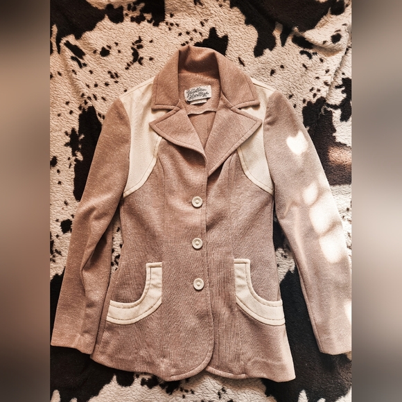 Jackets & Blazers - WOMEN'S 80'S/90'S WESTERN BLAZER - TAN/BEIGE